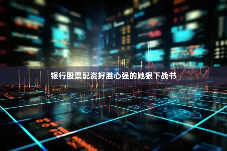 银行股票配资好胜心强的她狠下战书